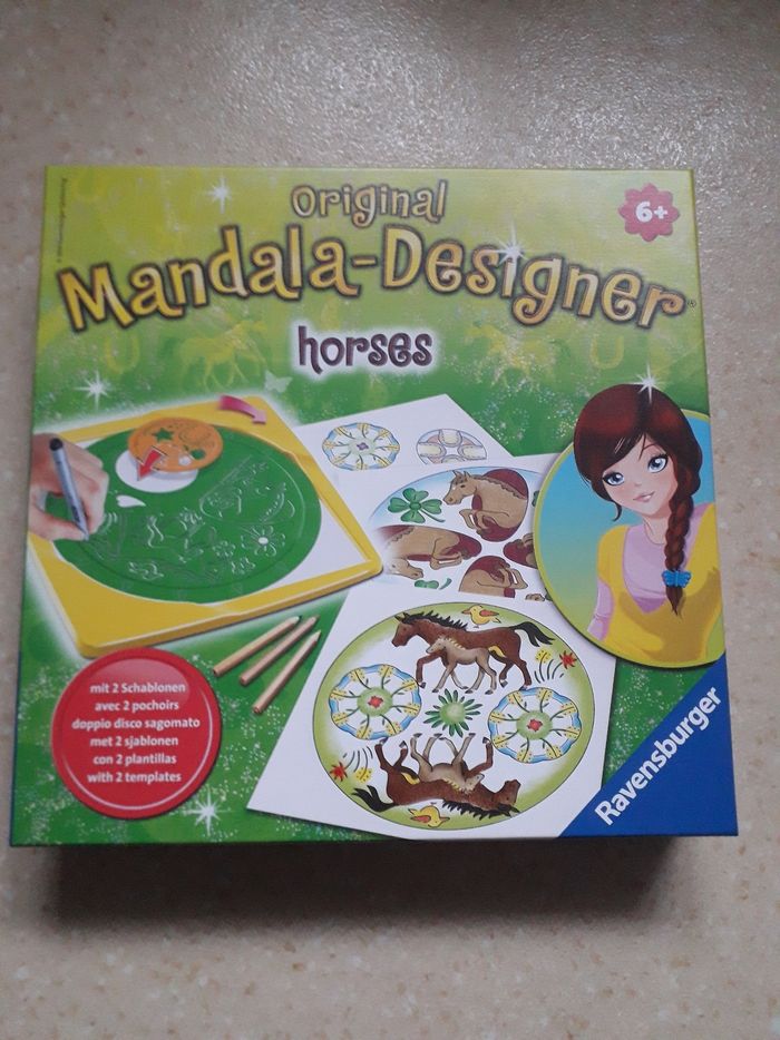 Mandala designer horses