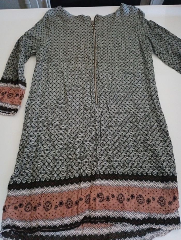 Robe manche mi longue femme It Hippie taille M rétro vintage ancien - photo numéro 6