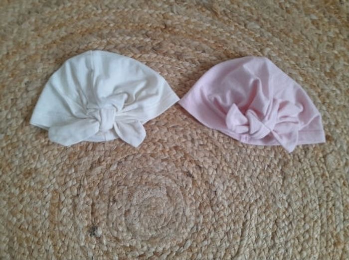 Bonnet turban 0-3 mois neuf
