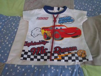 T-shirt disney cars 12 mois