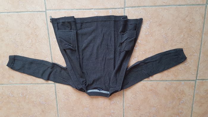 Gilet garçon 5 ans gris foncé Kiabi - photo numéro 5