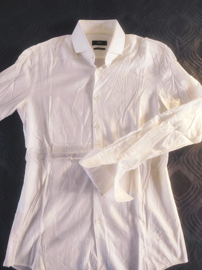 Chemise blanche Hugo boss slim fit 39 15/2 - photo numéro 3