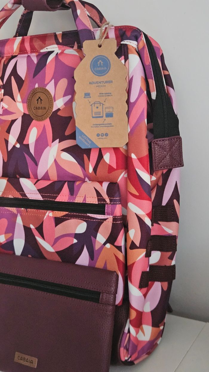 Sac à dos Adventurer Cabaia taille médium avec ses deux pochettes- neuf - photo numéro 4