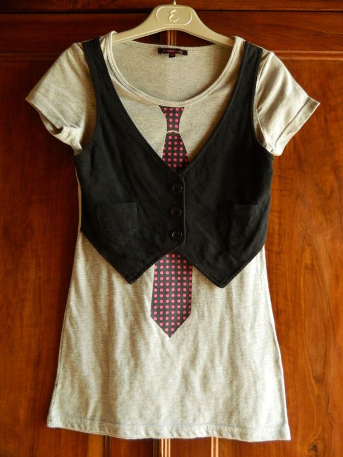 T shirt femme T XS "Rosebud" manches courtes