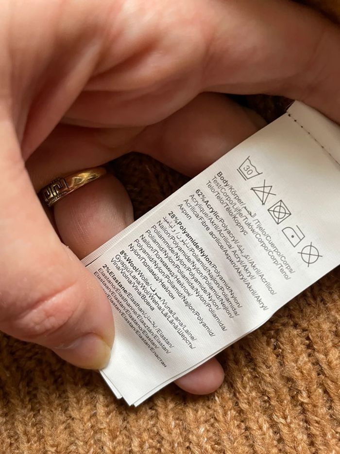 Pull marron clair Pimkie taille M très bon état - photo numéro 5