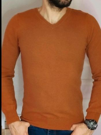 Pull  100%  laine -  Camel  -  3 Suisses  -  S  -  Neuf
