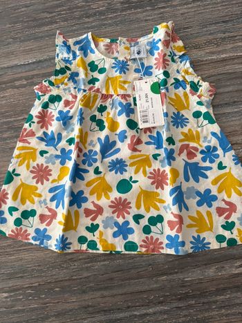 Magnifique blouse fille petit bateau neuve avec étiquette