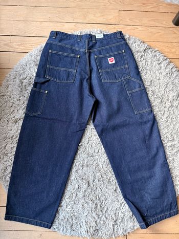 Carhartt WIP Double Knee Pant Nash Blue Rinsed - Jean Workwear - Taille L - Neuf