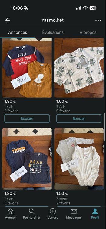 Lot vêtements 18 mois