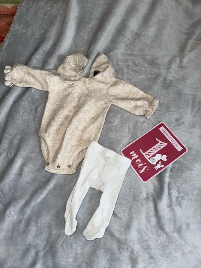 Ensemble bébé fille 1 mois