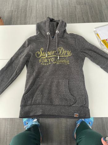Sweat à capuche super dry Tokyo Japan great wi london britain taille 38 uk 10