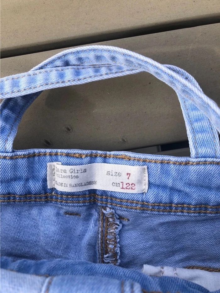 Salopette short jeans 7 ans - photo numéro 4