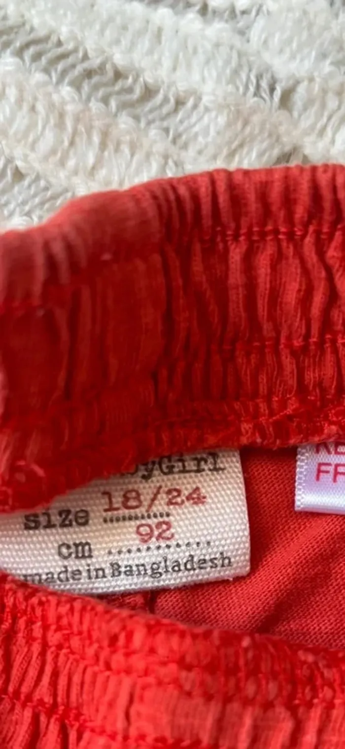 2 short fille Zara 18/24 mois - photo numéro 5