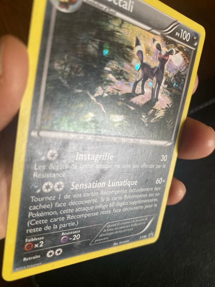carte Pokémon française Noctali Holo - Promo XY96 (carte promo XY96) - photo numéro 5