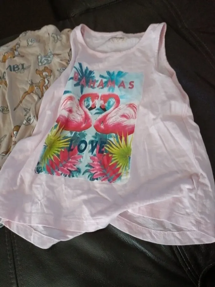 Lot tee-shirt 10 ans Bambi adidas orchestra - photo numéro 6