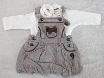 Ensemble robe + tee-shirt Sergent Major 3 mois (réf perso F-B58)(familleac72)