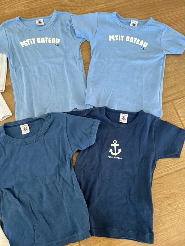 Lot petit bateau 7 tricots de peau - photo numéro 5