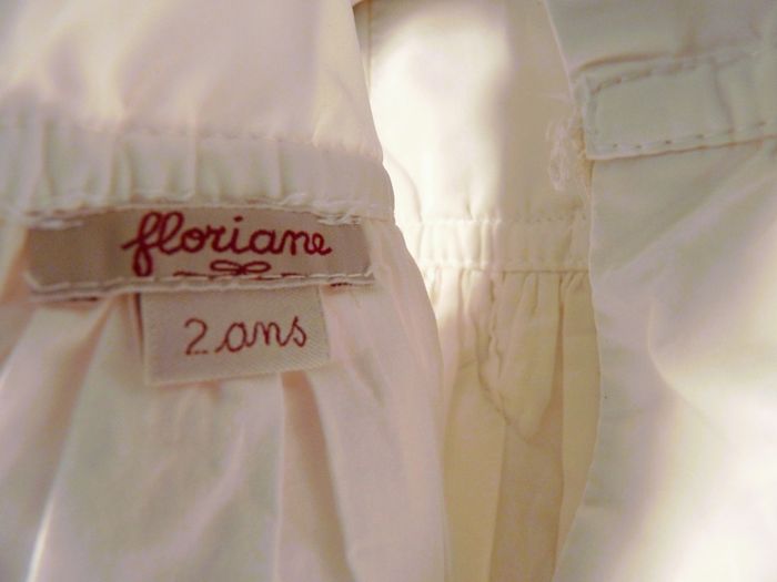 Robe Fille Ceremonie floriane 2 ans blanc orchidee fête TBE - photo numéro 6