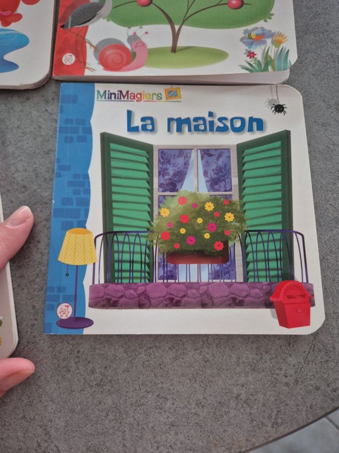 4 livres mini imagiers la ferme, les couleurs, la maison et la nature - photo numéro 5