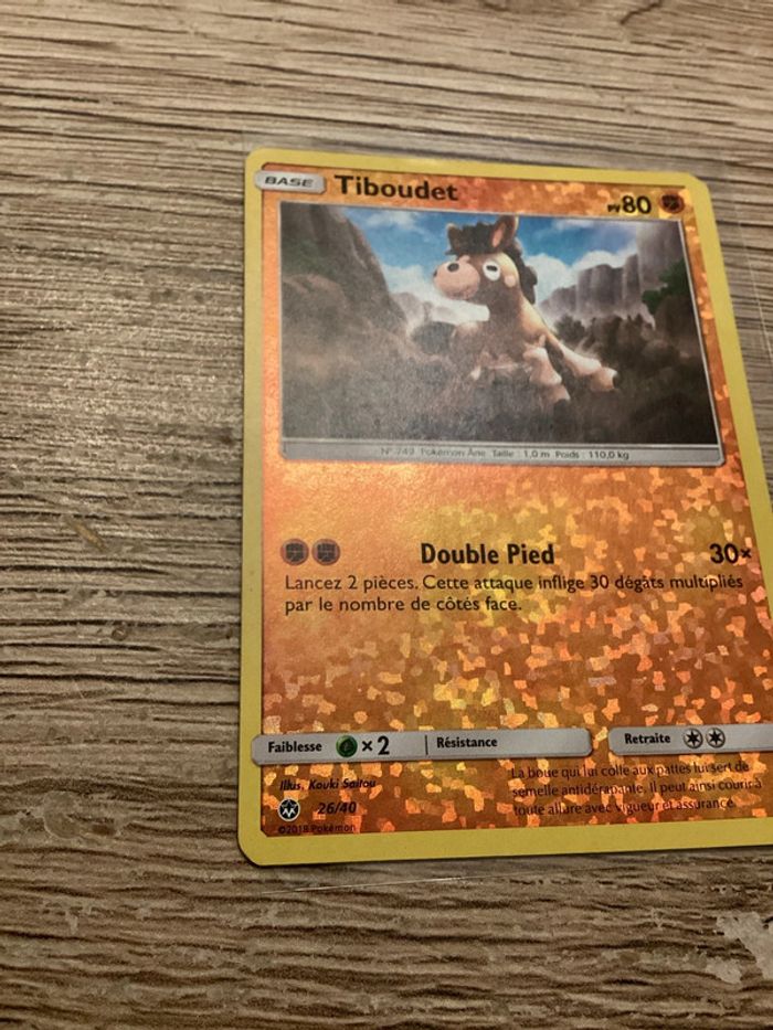 carte Pokémon tiboudet reverse 26/40  Macdo 2018 - photo numéro 4