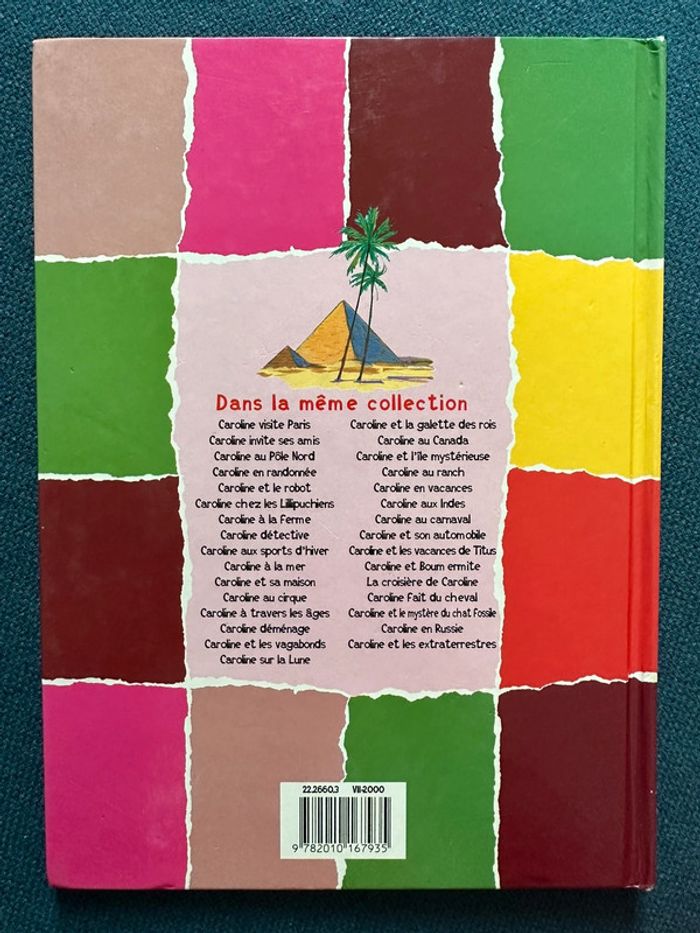 Livre Caroline en Égypte album Pierre Probst couleurs - photo numéro 2