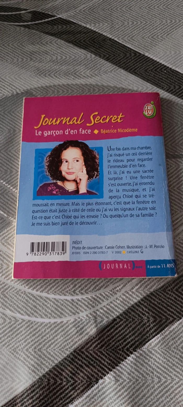 Livre journal secret - photo numéro 2