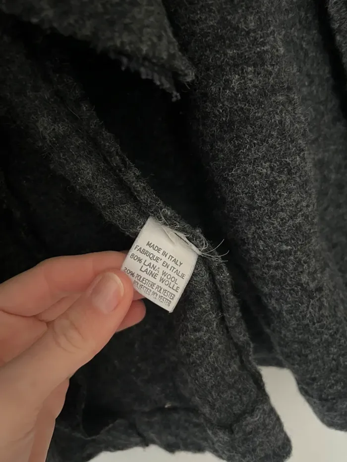 Veste italienne manteau chaud en laine taille 36/38 S/M - photo numéro 3