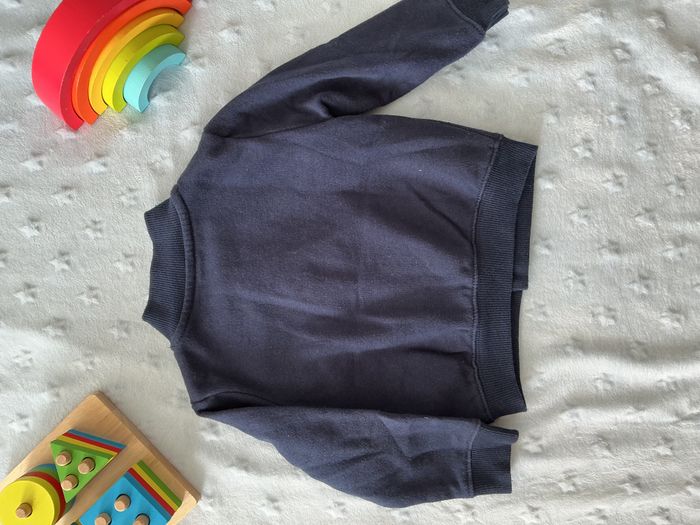 gilet à boutons marine poche poitrine 12 mois sans marque - photo numéro 9