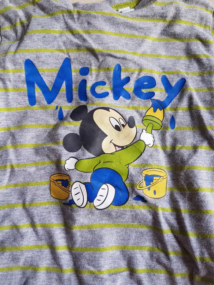 T-shirt manches longues garçon 6 mois - photo numéro 2