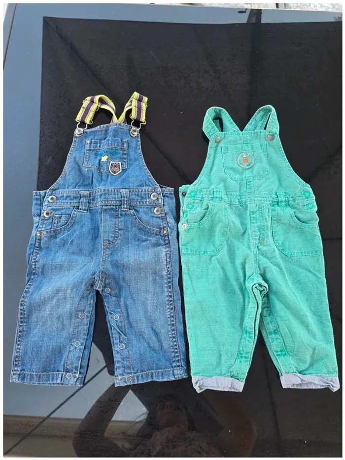Lot 10 vêtements garçon 9 mois - photo numéro 2