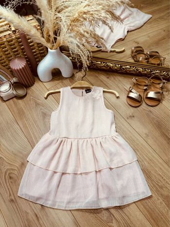 Taille 2 ans robe fille Influx rose pale * scintillant * 🌸