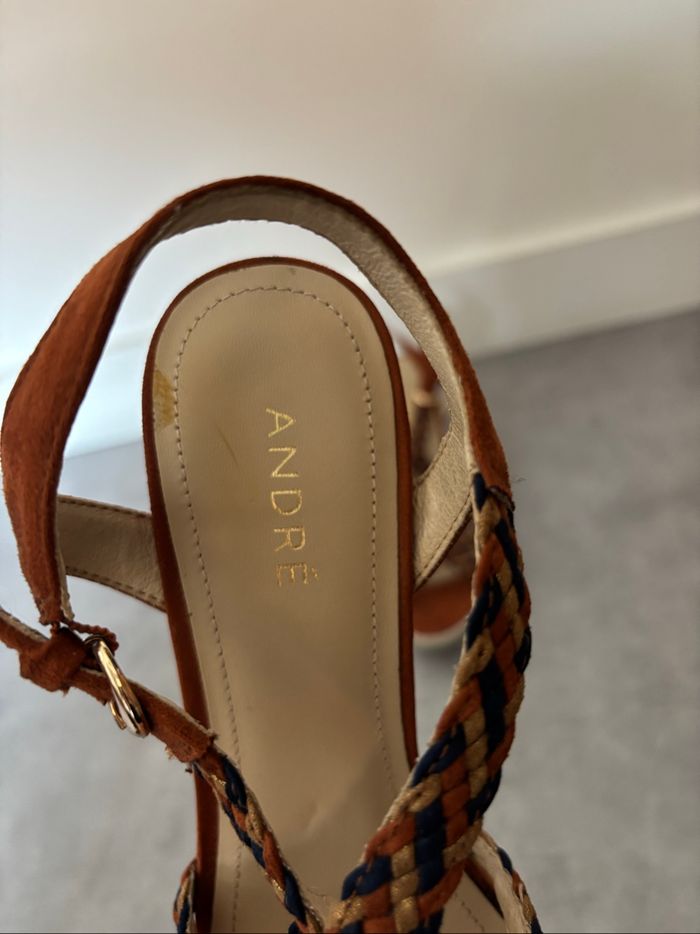 Espadrilles à talon André - Taille 38 - photo numéro 4