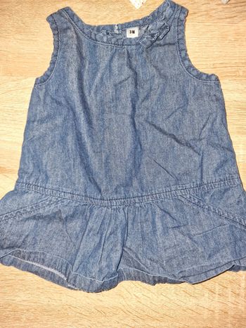 Robe en jeans 3 mois