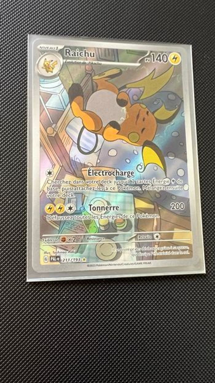 Carte Pokémon Raichu PAL211/193 - photo numéro 3