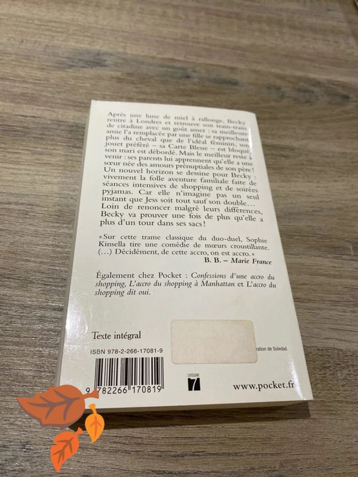 Sophie Kinsella - L’accro du shopping à une sœur - photo numéro 2