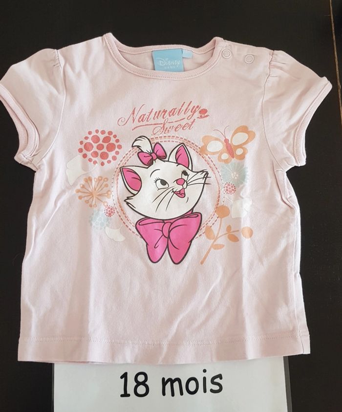 T-shirt mc Marie Disney 18 mois