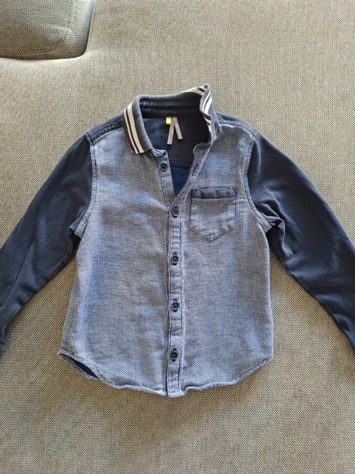 Chemise vichy bi ton