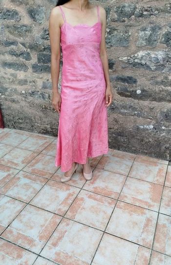 robe de soirée rose XS