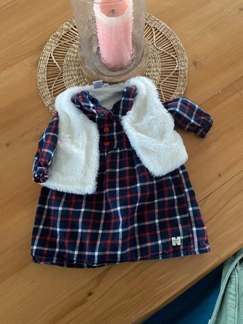 Robe avec petit gilet