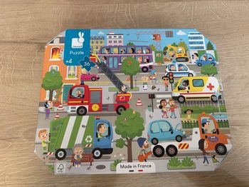 Puzzle Janod 36 pièces + 4 ans