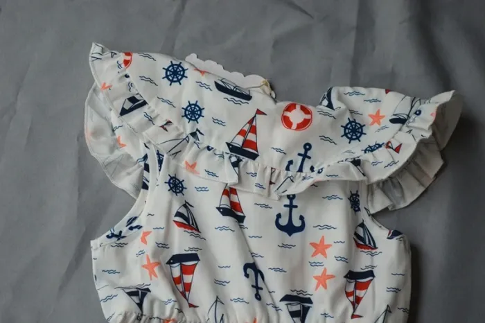 Robe Fille PatPat Marine & Blanc Motif Marin 3 ans Neuve - photo numéro 5
