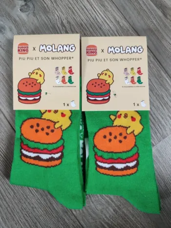 Lot de 2 paires de chaussettes Molang