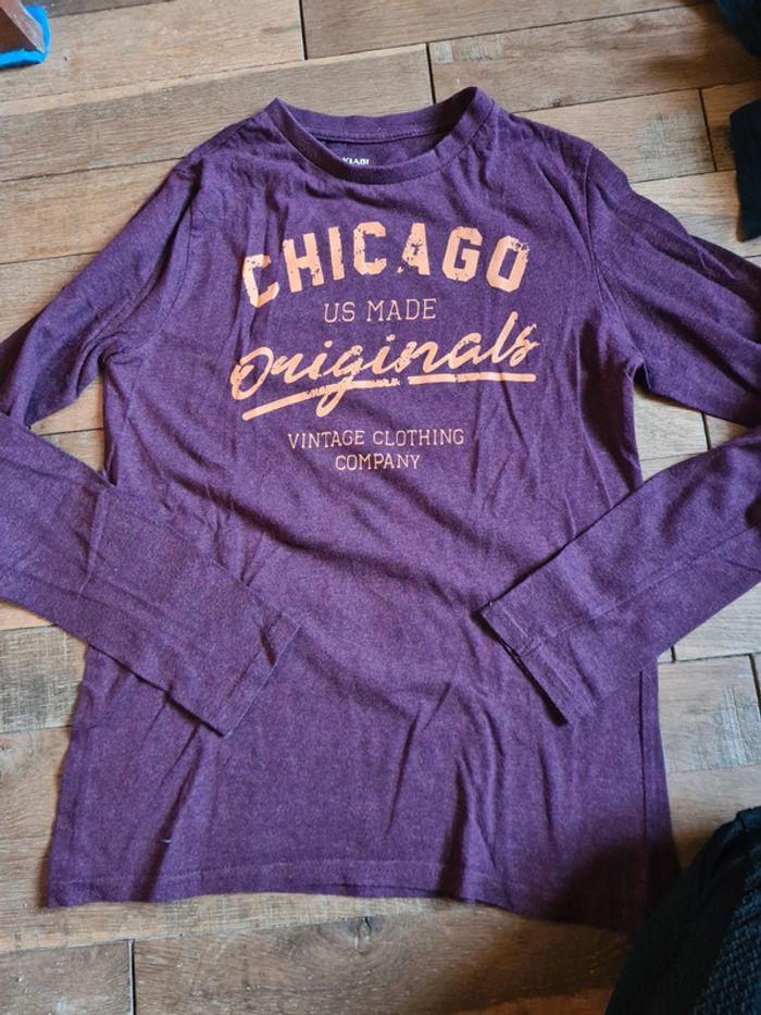 T shirt manches longue kiabi 12 ans