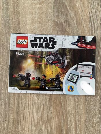 Notice livret Lego Disney Star Wars 75226