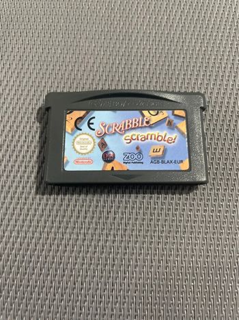 Scrabble Scramble Jeu Nintendo Game Boy Advance FR