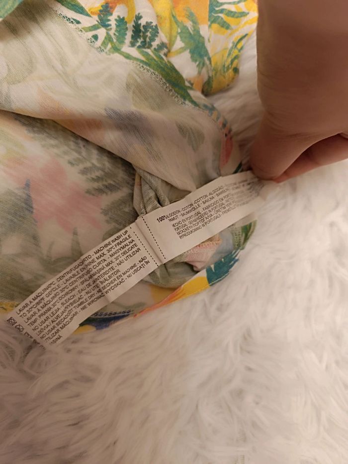 T-shirt jungle à manches courtes T. 18 - 24 mois Zara BabyGirl - photo numéro 8