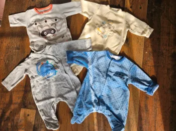 Lot de 4 pyjama bébé garçon 1 mois
