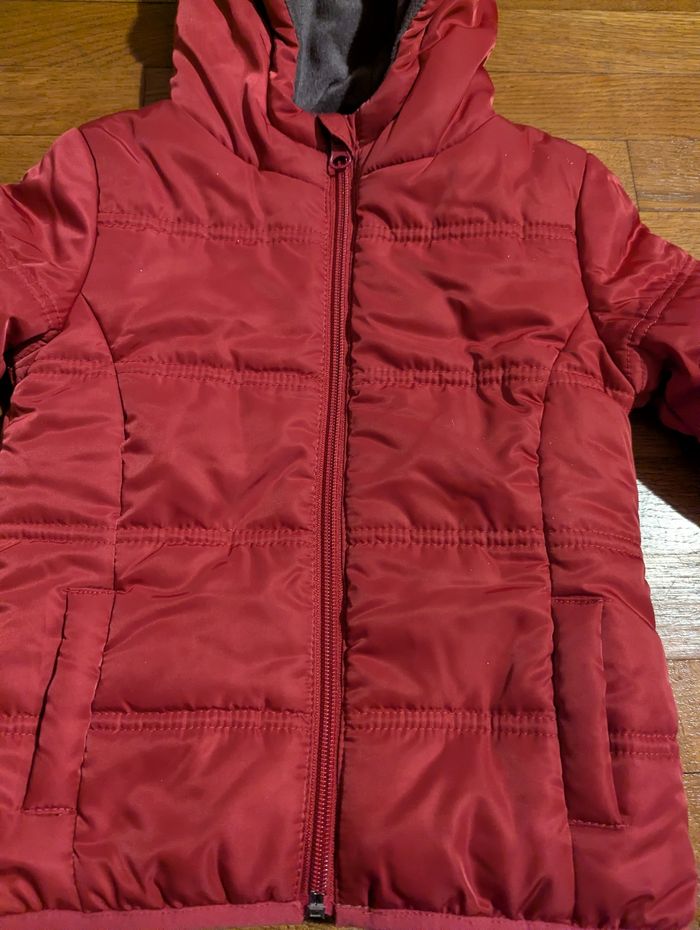 Manteau fillette 3a bordeaux - photo numéro 6