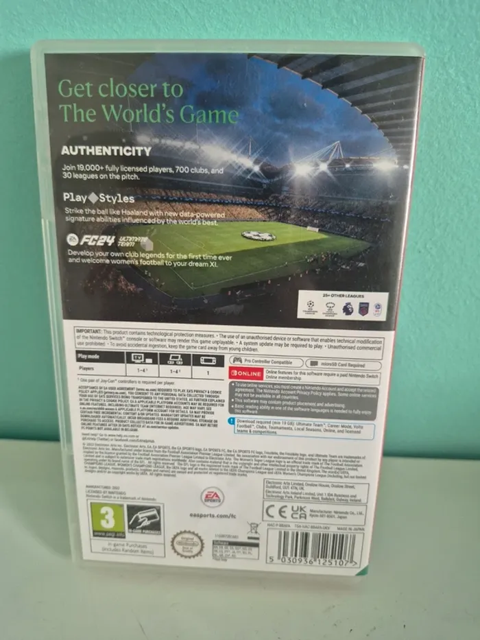 Jeu switch fifa 24 - photo numéro 2