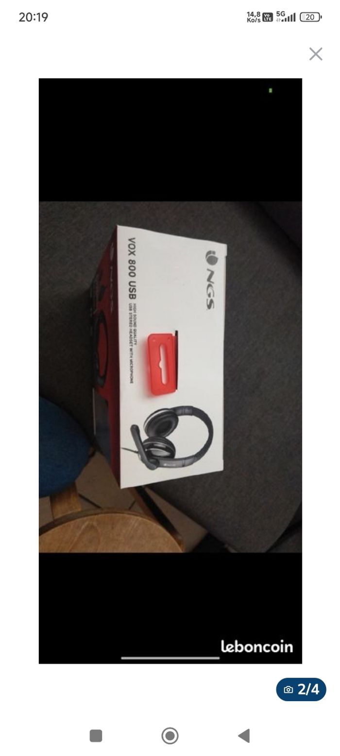 Casque audio neuf NGS - photo numéro 4